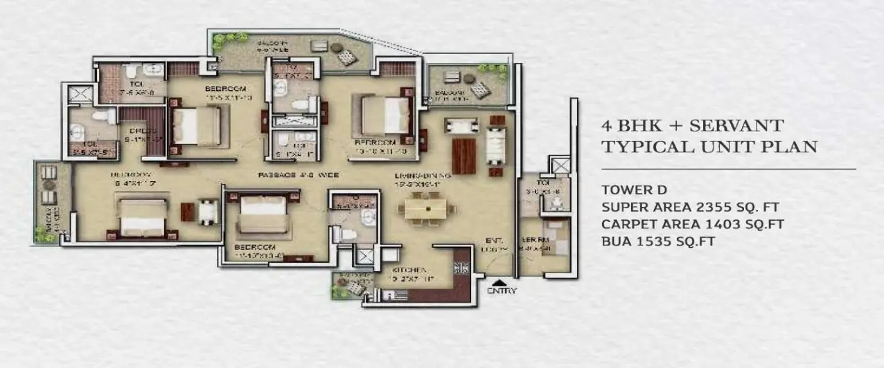 Paras Dews Floor Plan
